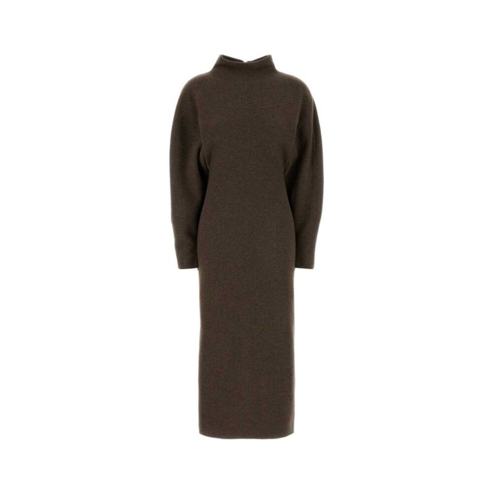 Max Mara Women Brown Wool Blend Tenuta Dress